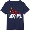imageMarvel Studios Deadpool ampamp Wolverine Ladypool Toony Art TShirtNavy Blue