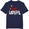 imageMarvel Studios Deadpool ampamp Wolverine Ladypool Toony Art TShirtNavy Blue