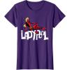 imageMarvel Studios Deadpool ampamp Wolverine Ladypool Toony Art TShirtPurple