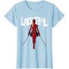 imageMarvel Studios Deadpool ampamp Wolverine Ladypool with Swords TShirtBaby Blue