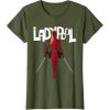 imageMarvel Studios Deadpool ampamp Wolverine Ladypool with Swords TShirtOlive Green