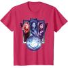 imageMarvel Studios The Marvels Captain Marvel Photon Ms Marvel TShirtRed Heather