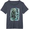 imageMarvel Studios The Marvels DarBenn with Hammer TShirtHeather Blue