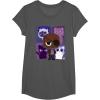 imageMarvel Studios The Marvels Nick Fury and Flerkittens Cute TShirtAsphalt Grey