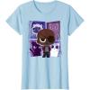 imageMarvel Studios The Marvels Nick Fury and Flerkittens Cute TShirtBaby Blue