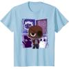 imageMarvel Studios The Marvels Nick Fury and Flerkittens Cute TShirtBaby Blue