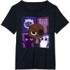 imageMarvel Studios The Marvels Nick Fury and Flerkittens Cute TShirtBlack