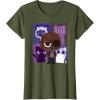 imageMarvel Studios The Marvels Nick Fury and Flerkittens Cute TShirtOlive Green