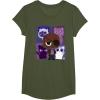 imageMarvel Studios The Marvels Nick Fury and Flerkittens Cute TShirtOlive Green