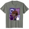 imageMarvel Studios The Marvels Nick Fury and Flerkittens Cute TShirtOlive Heather
