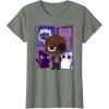 imageMarvel Studios The Marvels Nick Fury and Flerkittens Cute TShirtOlive Heather