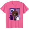imageMarvel Studios The Marvels Nick Fury and Flerkittens Cute TShirtPink Heather