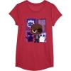 imageMarvel Studios The Marvels Nick Fury and Flerkittens Cute TShirtRed Heather