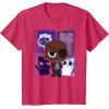 imageMarvel Studios The Marvels Nick Fury and Flerkittens Cute TShirtRed Heather