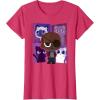 imageMarvel Studios The Marvels Nick Fury and Flerkittens Cute TShirtRed Heather
