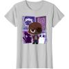 imageMarvel Studios The Marvels Nick Fury and Flerkittens Cute TShirtSilver Grey