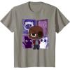 imageMarvel Studios The Marvels Nick Fury and Flerkittens Cute TShirtSlate Grey