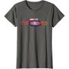 imageMarvel Studios The Marvels Official Movie Logo TShirtAsphalt Grey