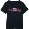 imageMarvel Studios The Marvels Official Movie Logo TShirtBlack