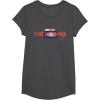 imageMarvel Studios The Marvels Official Movie Logo TShirtDark Heather Grey