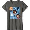 imageMarvel Studios The Marvels Super Heroes and Flerkittens Cute TShirtAsphalt Grey