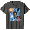 imageMarvel Studios The Marvels Super Heroes and Flerkittens Cute TShirtAsphalt Grey