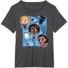 imageMarvel Studios The Marvels Super Heroes and Flerkittens Cute TShirtDark Heather Grey