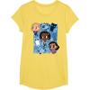 imageMarvel Studios The Marvels Super Heroes and Flerkittens Cute TShirtLemon Yellow