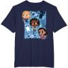 imageMarvel Studios The Marvels Super Heroes and Flerkittens Cute TShirtNavy Blue