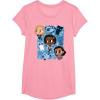 imageMarvel Studios The Marvels Super Heroes and Flerkittens Cute TShirtPink