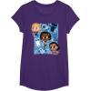 imageMarvel Studios The Marvels Super Heroes and Flerkittens Cute TShirtPurple