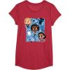 imageMarvel Studios The Marvels Super Heroes and Flerkittens Cute TShirtRed Heather