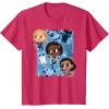 imageMarvel Studios The Marvels Super Heroes and Flerkittens Cute TShirtRed Heather