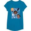 imageMarvel Studios The Marvels Super Heroes and Flerkittens Cute TShirtSapphire Blue