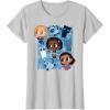 imageMarvel Studios The Marvels Super Heroes and Flerkittens Cute TShirtSilver Grey