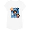 imageMarvel Studios The Marvels Super Heroes and Flerkittens Cute TShirtWhite