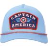 imageMarvel Universe Captain America Superhero Shield ampamp Wings Adult Blue Trucker Hat