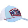 imageMarvel Universe Captain America Superhero Shield ampamp Wings Adult Blue Trucker Hat