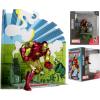 imageMcFarlane Toys  Marvel Iron Man 110th Scale Posed Figure with Scene The Invincible Iron Man 126