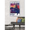 imageTrends International Marvel Guardians of the Galaxy Vol 3  Rocket One Sheet Wall Poster 34L x 224W Premium Unframed VersionSilver Framed Version
