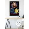 imageTrends International Marvel The Marvels  Captain Marvel Wall Poster 34L x 224W Premium Unframed VersionBlack Framed Version