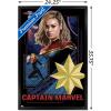 imageTrends International Marvel The Marvels  Captain Marvel Wall Poster 34L x 224W Premium Unframed VersionBlack Framed Version