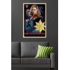 imageTrends International Marvel The Marvels  Captain Marvel Wall Poster 34L x 224W Premium Unframed VersionBlonde Framed Version