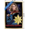 imageTrends International Marvel The Marvels  Captain Marvel Wall Poster 34L x 224W Premium Unframed VersionGold Framed Version