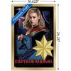 imageTrends International Marvel The Marvels  Captain Marvel Wall Poster 34L x 224W Premium Unframed VersionGold Framed Version