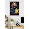 imageTrends International Marvel The Marvels  Captain Marvel Wall Poster 34L x 224W Premium Unframed VersionGray Framed Version