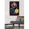 imageTrends International Marvel The Marvels  Captain Marvel Wall Poster 34L x 224W Premium Unframed VersionMahogany Framed Version