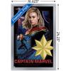 imageTrends International Marvel The Marvels  Captain Marvel Wall Poster 34L x 224W Premium Unframed VersionSilver Framed Version