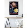 imageTrends International Marvel The Marvels  Captain Marvel Wall Poster 34L x 224W Premium Unframed VersionSilver Framed Version