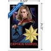 imageTrends International Marvel The Marvels  Captain Marvel Wall Poster 34L x 224W Premium Unframed VersionWhite Framed Version